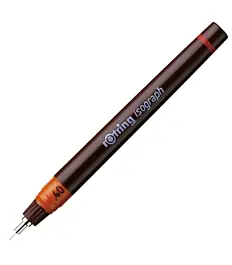 Caneta técnica calibrada com tinta chinesa Isograph Rotring 0,40 mm