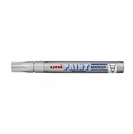 Rotulador Permanente Paint Marker PX21 Plata Uni-Ball