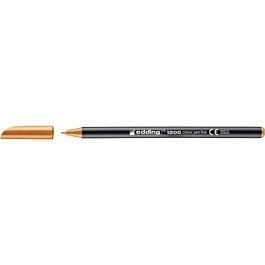 Marcador laranja claro 1200 ponta fina Edding