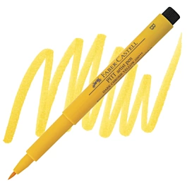 Donker chroomgeel markeerstift 109 B Pitt Artist Brush Faber-Castel