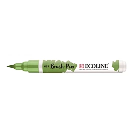 Rotulador Brush Pen 657 Ecoline Verde Bronce