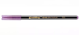 Marcador lilás 1340 Glitter Brush Edding