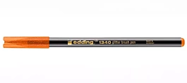 Marcador laranja 1340 Glitter Brush Edding