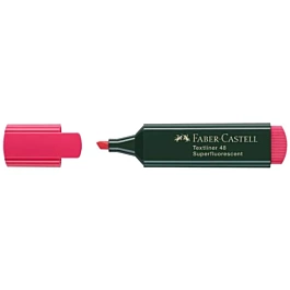 Textliner Marker 48-21 Rood Fluor Faber-Castell