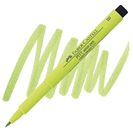 Lichtgroene marker 171 B Pitt Artist Brush Faber-Castell