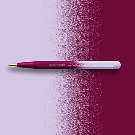 Bolígrafo lila rojo handmade Gradient Edition Drehgriffel Leuchtturm1917 0.5mm