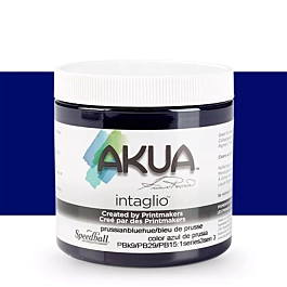 Tonalità blu di Prussia Akua Intaglio Speedball Inchiostro per incisione 236ml