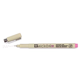 Marcador calibrado rosa Sakura Pigma Micron 01