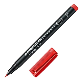 Staedtler Lumocolor S Marqueur permanent rouge