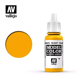 Modelverf 937 geel transparant Modelkleur Vallejo 17ml
