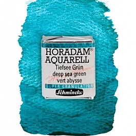 Watercolour Horadam supergranulated medium godet Deep Sea Green 954 S.3 Schmincke