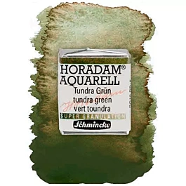 Watercolour Horadam supergranulated medium godet Tundra Green 985 S.3 Schmincke