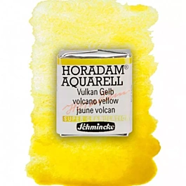 Watercolour Horadam supergranulated medium godet Volcano Yellow 911 S.3 Schmincke