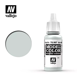 Modelverf 997 zilver Modelkleur Vallejo 17ml