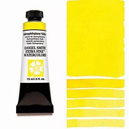 Daniel Smith Extra-Fine Watercolour, Quinophthalone Yellow, S.3 tube, 15ml