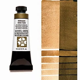 Acquerello Extrafine Iridescente Azteco Oro tubo Daniel Smith 15ml