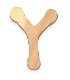 SUPER OFERTA **60%** Letra Y Pequeña en Madera Sin Barnizar Stamperia