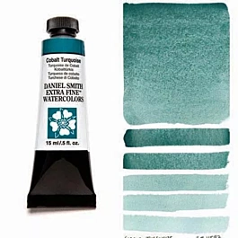 Daniel Smith Extra-Fine Cobalt Turquoise Watercolour, S.3 tube, 15ml