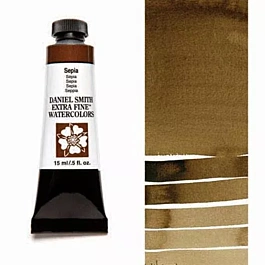 Daniel Smith Watercolour Extra Fine Sepia Watercolour tube S1 15ml