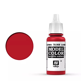 Modeling paint 908 carmine red Model Color Vallejo 17ml