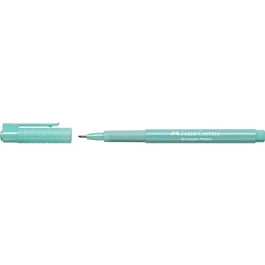 Pennarello a penna larga pastello turchese 1554 Faber-Castell