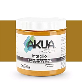 Inchiostro per incisione Speedball per intaglio Akua ocra gialla 236 ml