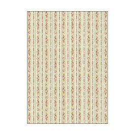 Printed Felt Green Strips 20" x 27"