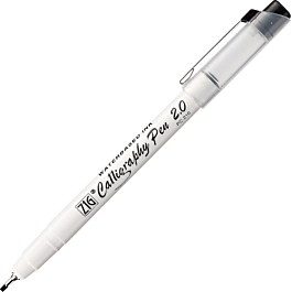 Kuretake Calligraphy Zig 2mm square tip black felt tip pen