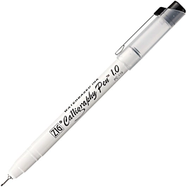 Kuretake Calligraphy Zig 1mm square tip black felt tip pen
