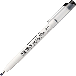Kuretake Calligraphy Zig 3mm square tip black felt tip pen