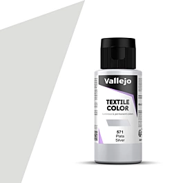 Textielverf 571 Zilver Textielverf Vallejo 60ml