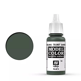 Modeling paint 867 dark gray blue Model Color Vallejo 17ml