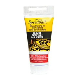 Tinta al aceite para xilografía Red Speedball 37ml