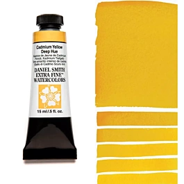Daniel Smith Extra-Fine Watercolour, Cadmium Yellow Deep Hue, S.3 tube, 15ml