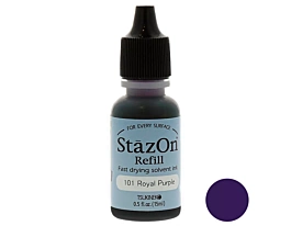 Refill for Ink Pad StazOn 101 Royal Purple
