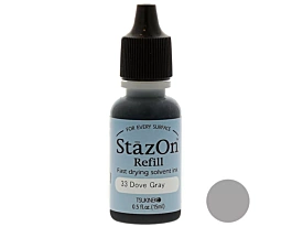 Refill for Ink Pad StazOn 33 Dove Gray