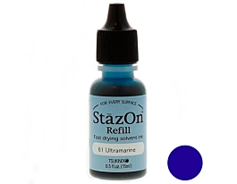 Refill for Ink Pad StazOn 61 Ultramarine