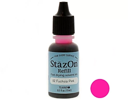 Refill for Ink Pad StazOn 82 Fuchsia Pink