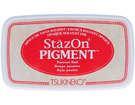 Tampon Ink Pad StazOn Pigment 021 Rojo pasión