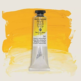 Medium cadmium yellow oil paint tube nost. 541 Rive Gauche Sennelier 40ml