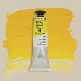 Primary yellow oil paint tube 574 Rive Gauche Sennelier 40ml