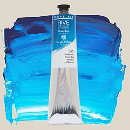 Primary blue oil paint tube 385 Rive Gauche Sennelier 200ml