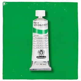 Tubetto di Colore Verde Permanente 520 Aqua Linoprint Schmincke 35ml