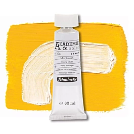 Tube mélangeur d'huile blanche 104 Akademie Öl Schmincke 60ml