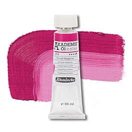 Tube d'huile magenta primaire 314 Akademie Öl Schmincke 60ml