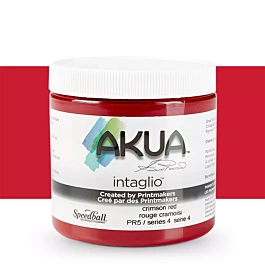 Inchiostro per incisione Speedball per intaglio Akua rosso cremisi 236 ml