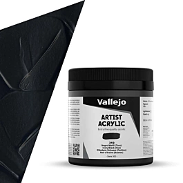 Acryl Artist 319 zwart ivoor Vallejo 500ml
