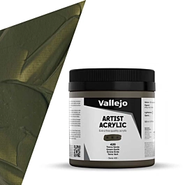 acryl 420 aarde groen kunstenaar kleur Vallejo 500ml