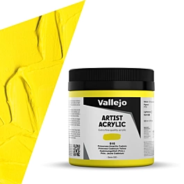Acrylverf Artist 515 sleutelbloem cadmiumgeel Vallejo 500ml