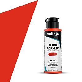 Acrílico Fluid 619 rojo fluorescente Vallejo 100ml